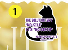 Load image into Gallery viewer, Cass County Cats - Sticker(s)