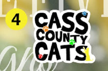 Load image into Gallery viewer, Cass County Cats - Sticker(s)