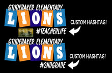 Load image into Gallery viewer, Lions Studebaker Elementary - VINYL Design