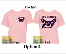 Load image into Gallery viewer, DM Fury Tshirt or Crewneck Sweatshirt - Pink Out Tournament