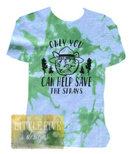 Load image into Gallery viewer, Only You Can Help Save The Strays - Cass County Cats - Youth/Adult Tshirt