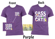 Load image into Gallery viewer, Cass County Cats - Youth/Adult Tshirt
