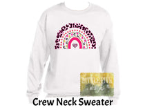 Load image into Gallery viewer, Personalized Cheetah Rainbow Teacher/Back To School Shirt