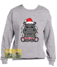 Load image into Gallery viewer, I Want A Hippopotamus for Christmas Tshirt/Sweatshirt/Hoodie