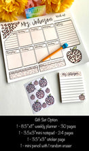 Load image into Gallery viewer, Weekly Tear Away Planner - Cheetah Print - 36 Pages