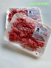 Load image into Gallery viewer, Mystery Meat Labels Digital Download / Printable / Party Favor Tag / Halloween Tag / PDF Digital File