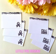 Load image into Gallery viewer, Team Whitney or FU Neuroendocrine Cancer Notecards