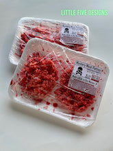 Load image into Gallery viewer, Mystery Meat Labels Digital Download / Printable / Party Favor Tag / Halloween Tag / PDF Digital File