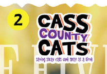 Load image into Gallery viewer, Cass County Cats - Sticker(s)
