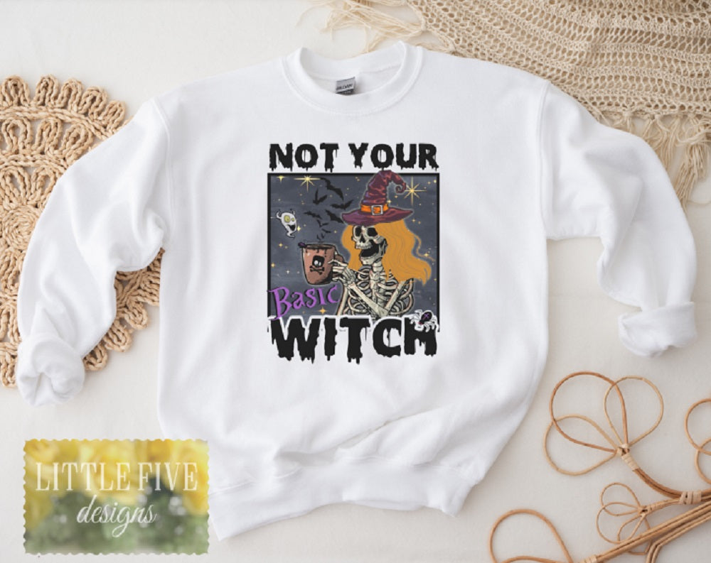Basic Witch - SUBLIMATION DESIGN - Tshirt or Sweatshirt