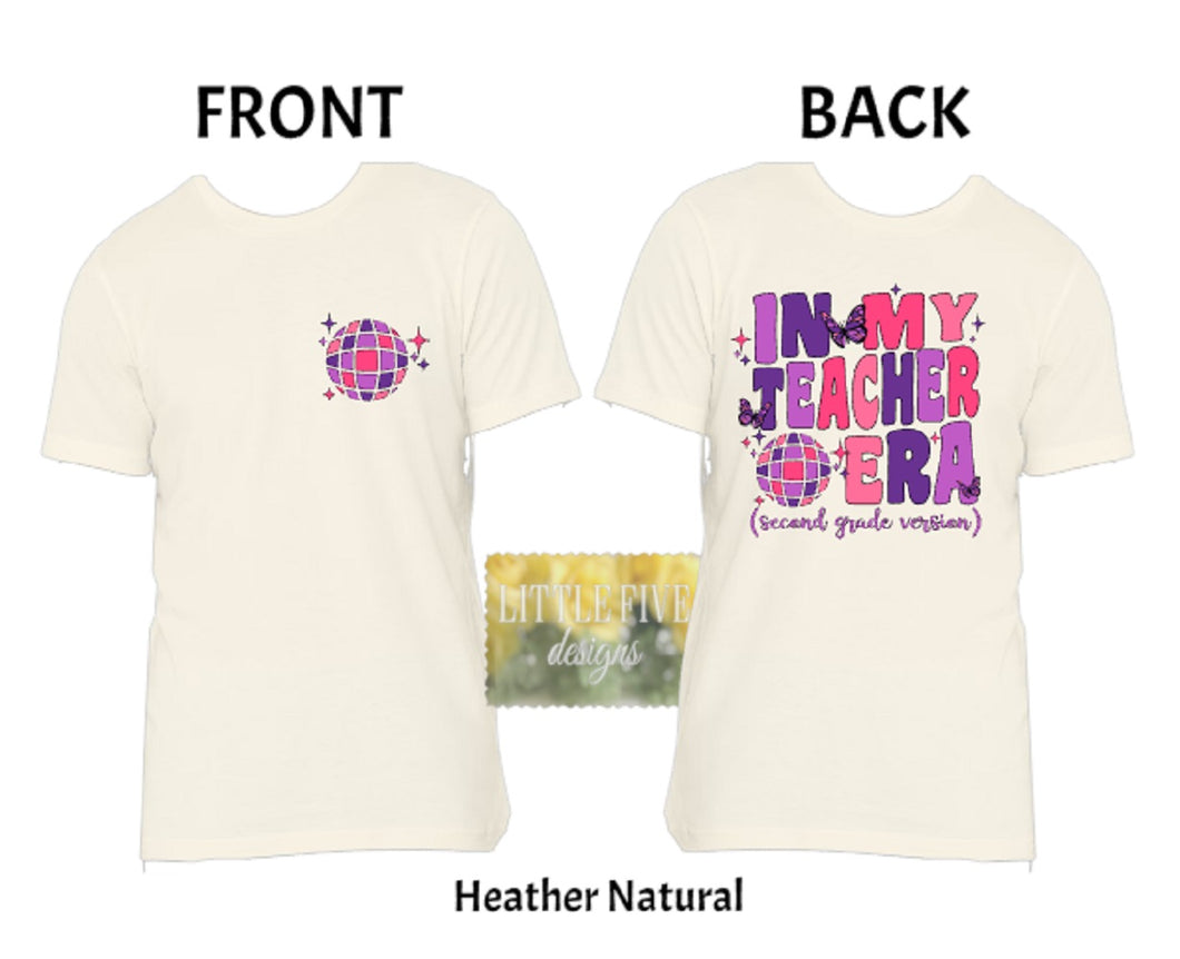 SUBLIMATION DESIGN - Second grade Tshirt