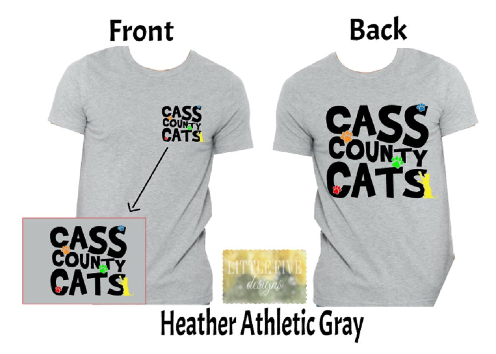 Sweatshirt or Hoodie - Youth/Adult - Cass County Cats