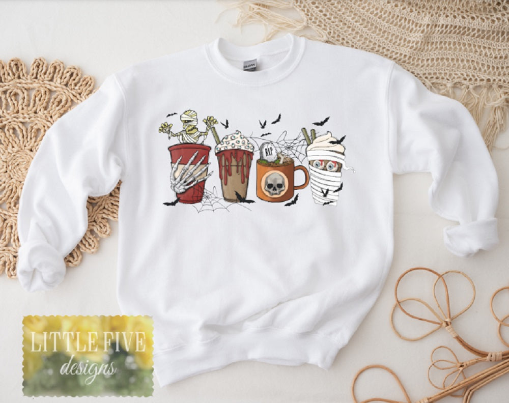 Mummy Lattes Coffees - SUBLIMATION DESIGN - Tshirt or Sweatshirt