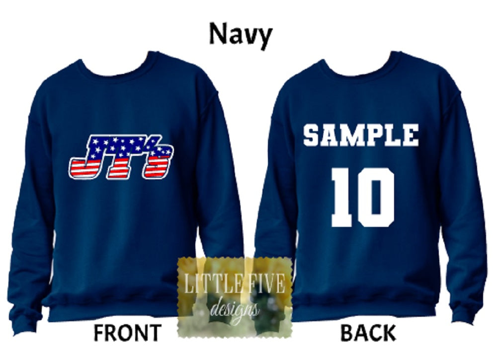 JT's Custom Name Option - Sweatshirt or Hoodie - Youth/Adult
