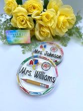 Load image into Gallery viewer, Paper Clip, School Themed Coaster
