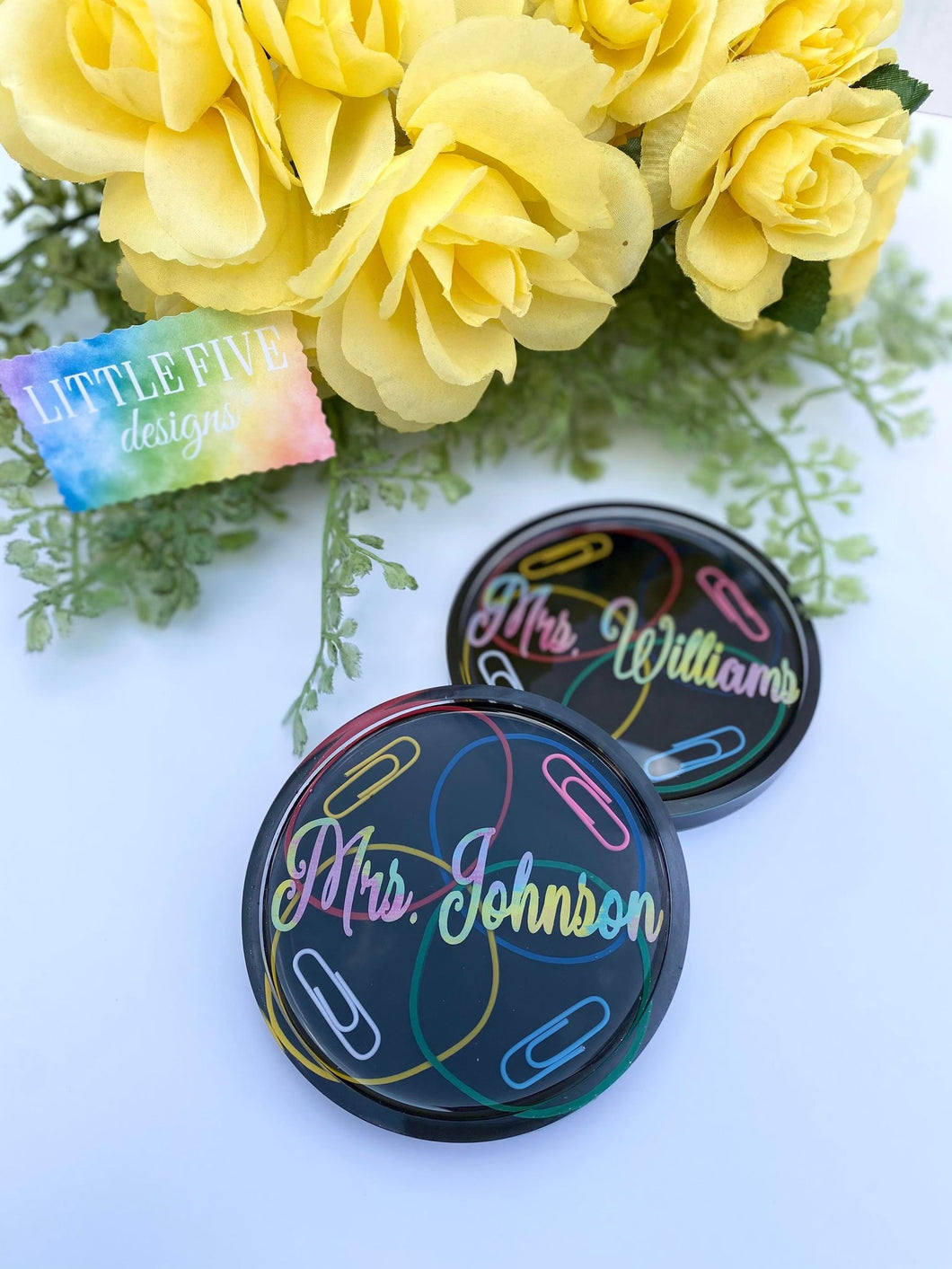 Colorful, Fun, School Themed Coaster