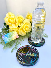 Load image into Gallery viewer, Colorful, Fun, School Themed Coaster
