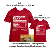 Load image into Gallery viewer, Nutrition Facts - Funny Thanksgiving Tee - Great Family Shirts

