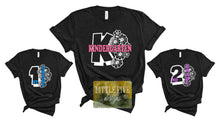 Load image into Gallery viewer, Adult Sizes - Choose Your Grade Floral Teacher/Back To School Shirt
