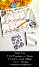 Load image into Gallery viewer, Weekly Tear Away Planner - Cheetah Print - 36 Pages
