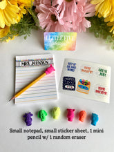 Load image into Gallery viewer, Personalized, Custom Notepad - 32 Pages - Crayon Design
