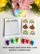 Load image into Gallery viewer, Personalized, Custom Notepad - 32 Pages - Colorful Rainbow Design
