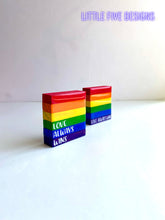 Load image into Gallery viewer, Mini PRIDE sign, Desk Decoration
