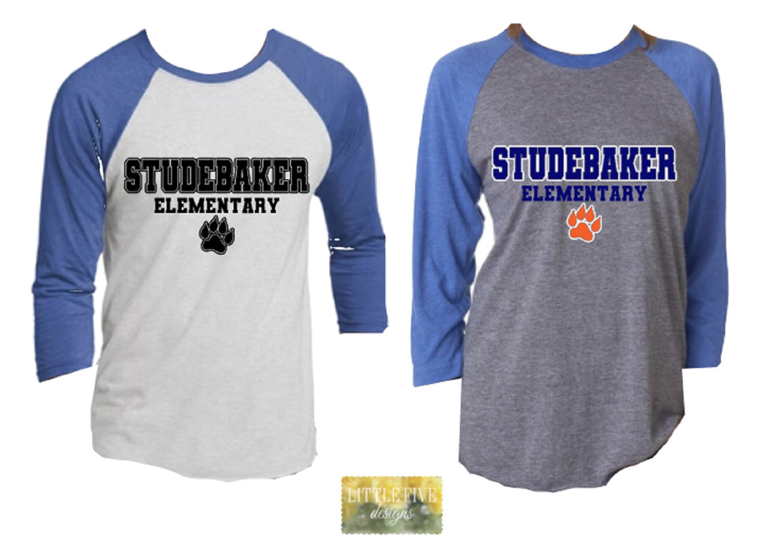 3/4 Sleeve Raglan Shirt - 3 Designs Available