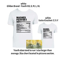 Load image into Gallery viewer, Nutrition Facts - Funny Thanksgiving Tee - Great Family Shirts
